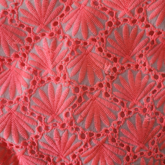 Neon Coral Shell Skort - Picture 6 of 6